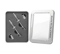 Tige De en Alliage D'aluminium 40/44/55/60/65/80/100mm avec Outil Retrait des Noyaux Tige Pneu Tubeless pour Vélo Valves VTT