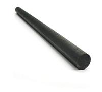 Tige de graphite 99,9%, tige carbone d'électrode noir, cylindrique, for outils métallurgiques/industriels, longueur 100 mm(3mm)