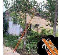 Tige de Mesure Isolée Outil de Mesure de Hauteur pour Arbres, Ponts et Camions, Mât Isolé Portable et Réglable, Règle D'arpenteur Extra Longue(8 m(26.2 ft))