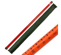Tige de mesure télescopique isolée, for travaux en hauteur et inspections lignes électriques, perche réglable(Red,1500cm/49.2ft)