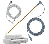 Tige de Mise à la Terre | Perche détecteur Portable | Kit de Mise à la Terre pour générateur,pour clôture, étang, Aquarium, électricité, Recherche d'eau