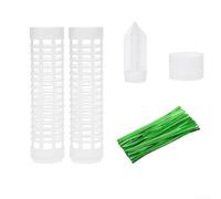 Tige de mousse pour plantes grimpantes avec bandes réglables pour plantes grimpantes, support d'intérieur pour vignes, y compris Monstera Philodendron Ivy (17 x 4 cm)