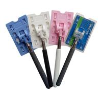 Tige de paiement des péages de stationnement sans contact - Porte-carte en acier inoxydable, outil de stationnement souterrain télescopique, aide au paiement des stationnements | Dispositif de sécurit