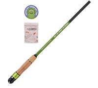 Tige de pêche de Poche Portable en Fibre de Carbone - Barre de pêche télescopique pour Eau salée et Eau Douce - Équipement de pêche pour l'