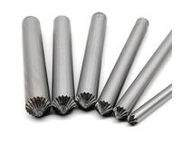 Tige de perforation de craquelage fleurie pour œillets de 1 à 16 mm de diamètre, trou d'air, semi-rive, installation DIY 45# acier (18 mm)