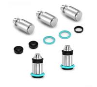 Tige de piston de levier de frein en alliage haute résistance avec 3 joints en caoutchouc pour Magura MT2 MT4 MT5 MT6 MT7 MT8 HC3, 10 x 21 mm, argenté (B)