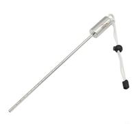 Tige de pointeur de plongée en acier inoxydable, hochet de plongée, sonde de pointeur de plongée sous-marine avec échelle (blanc)