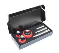 Tige de polissage étendue 3 tiges en acier avec bases de tampons M14 extrémités filetées pour les zones difficiles d'accès dans les ateliers de construction Kit d'entretoises