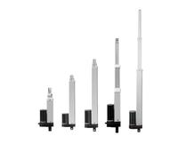 Tige de poussée électrique multi-sections DC12V poussoir à tige télescopique à 3 sections vérin électrique alternatif linéaire à poussée élevée(13mm Per Second1000N,250mm add 250 Stroke)