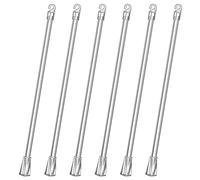 Tige de Rotation Store,6 pcs 12 Pouces Verticales Baguettes de Rechange Tige d'Inclinaison pour Store de Fenêtre Transparent, Accessoire pour Ouvre-Store avec Crochet et Poignée