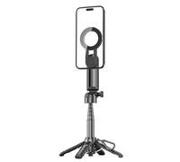 Tige De Selfie Avec Trépied,Bâton De Selfie Magnétique | Trépied De Voyage Extensible Pivotant à 360 Degrés Avec Télécommande Sans Fil | Pour Vidéo Tournage Dans La Salle De Sport Et Création De