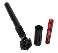 Tige de selle à ressort réglable en alliage d'aluminium pour vélo de montagne et vélo de route 25,4 à 34,9 mm Noir (34,9 mm par cale)