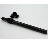Tige de selle à suspension Promax pour vélos avec taquet en aluminium noir Ø25,4-28mm