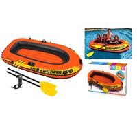 Tige de Selle Avec Rames Et Pompe intex 300 Pro 3 Personnes 244 X 117 CM Max 200