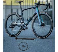 Tige de selle compte-gouttes de vélo 31,6 mm avec chemin de câble interne et système de déclenchement à distance fabriqué à partir d'alliage d'aluminium solide pour une utilisation durable sur les