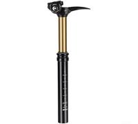 Tige de selle compte-gouttes pour VTT, réglage hydraulique, huile-air, collier de serrage à double boulon, alliage d'aluminium étanche pour VTT, descente électrique, 27,2/30,9/31,6 mm
