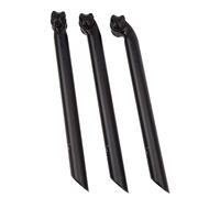 TIGE DE SELLE D31.6 ALU L400 ROUTE/VTT ERGOTEC NOIR DEPORT 0 MM (LEVEL 5)