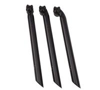 TIGE DE SELLE D31.6 ALU L400 ROUTE/VTT ERGOTEC NOIR DEPORT 10 MM (LEVEL 5)