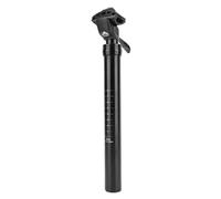 Tige de selle de suspension de vélo, commande manuelle, levage en alliage d'aluminium, amortisseur de chocs, tige de compte-gouttes 31,6 mm, course de 125 mm pour le vélo de