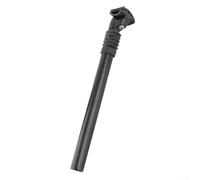 Tige de selle de vélo en alliage avec amortisseur, dureté réglable, 27,2/31,6 mm x 350 mm, avec manchon réducteur pour vélo électrique de 28,6 à 33,9 mm, VTT (31,6 mm x 350 mm)