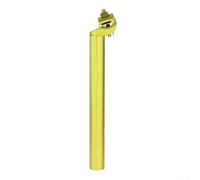 Tige de selle de vélo en alliage d'aluminium 30,9 mm/31,6 mm x 300 mm, tige de selle courte avec verrouillage sécurisé à double piste et contact antidérapant pour VTT, vélo de route (31,6 x 300 mm