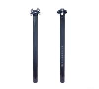 Tige de selle de vélo en fibre de carbone décalée 0, conçue pour des angles de selle réglables, installation sécurisée essentielle pour une expérience de conduite sûre (30,8 x 400 mm, mat)