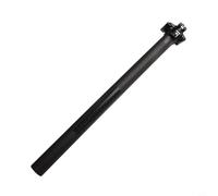 Tige de selle de vélo en fibre de carbone pour VTT et vélos de route, mandrin en aluminium, diamètre 27 2/30 8/31 6 mm, longueur 350/400 mm avec échelle de réglage, légère et solide (27,2 x 400 mm)