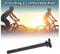 Tige De Selle De Vélo Légère En Fibre De Carbone Noir Mat 1 Pièce 27,2X350Mm