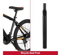Tige de selle de vélo, pour VTT 31,8x350mm, 1 pièce noire