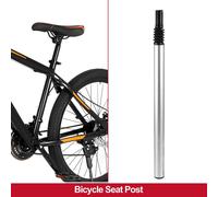 Tige de selle de vélo, pour VTT 31,8x500mm, 1 pièce couleur argentée