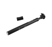 Tige de selle de vélo réglable avec amortissement des chocs en alliage d'aluminium CNC, compatible avec différents modèles à double piste 27, 2 à 33, 9 mm (33,9 x 400 mm)