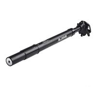 Tige de selle de vélo réglable avec amortissement des chocs en alliage d'aluminium CNC, compatible avec différents modèles à double piste 27, 2 à 33, 9 mm (30,0 x 400 mm)