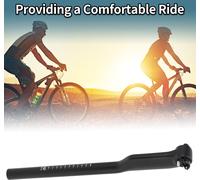 Tige De Selle De Vélo Réglable En Hauteur Tige De Selle De Vélo Tube De Selle Noir Mat 1 Pc 27,2X400Mm Fibre De Carbone