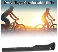Tige De Selle De Vélo Réglable En Hauteur Tube De Selle De Selle De Vélo 3K Noir Mat 1 Pc 30.8X350Mm Fibre De Carbone