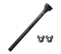 Tige de selle de vélo ultralégère en fibre de carbone avec décalage zéro pour vélo de route et de montagne, confort et durabilité améliorés pour rails de 7 mm (27,2 mm x 400 mm)