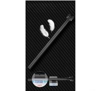 Tige de selle en fibre de carbone conçue spécifiquement pour les vélos pliants offrant une haute résistance à la traction, une faible masse et une fonction d'angle de selle réglable (mat 33,9 x 580 mm