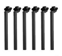 Tige de Selle pour vtc Alliage 28.6mm Résistante Tige de Selle(28.6) | Diamètre 25.4mm, longueur 300mm, noir mat, anti-torsion, pour selle courbée