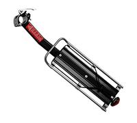 Tige de selle réglable pour vélo - Libération rapide arrière avec lumière LED intégrée, support de bagage en aluminium pour sacs, panier, coffre, scooter électrique, ajustement universel, batterie