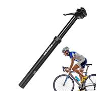 Tige de selle réglable pour vélo, tube de levage externe | Tige hydraulique en aluminium avec levier rapide conçue pour les cyclistes de trail, les itinéraires en montagne, les contrôles fluides et la