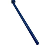 Tige de selle renforcée XL en aluminium pour vélo, jusqu'à 200kg, surlongueur 50 cm, bleu Ø27,2-31,8