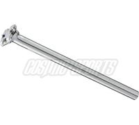 Tige de selle Ritchey Classic Zero, longueur 400 mm, diamètre 30,9 mm, argentée, aluminium 6061, serrage à 2 vis, déport 0 mm