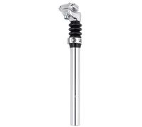 Tige de selle suspendue 27,2 mm pour vélo ( Gris inox / 27.2 mm )