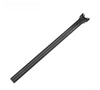 Tige de selle T700 en fibre de carbone pour vélos pliants avec système de serrage intégré à double vis compatible avec les selles rondes et elliptiques standard (mat 33,9 x 580 mm)