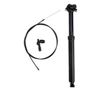Tige de selle télescopique en alliage d'aluminium avec câble interne, longueur 31,6 mm et 425 mm avec télécommande pour VTT