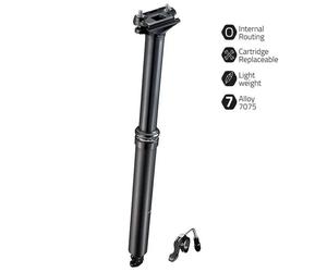 Tige de selle téléscopique TranzX Noir
