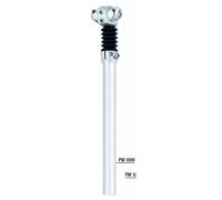 Tige de selle vélo 27.2 suspendue avec élastomère PM 1000 ( Argent / 27.2 mm )