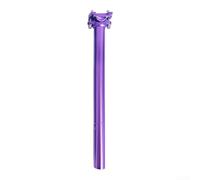 Tige de Selle Vélo Route Aluminium 30.9mm Fixation Stable | Alliage A6061 pour robuste, réduction poids totale, finition polie noire, violette argentée, compatible route et VTT