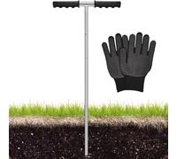 Tige de sonde de sol avec poignée en T | Tige de localisation de tuyau robuste - Outil de sondage au sol réglable en acier inoxydable avec poignée en T pour positionnement de fosse septique