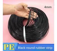 Tige de soudage HDPE à fil unique PP,plaque en polyéthylène,soudage à la chaleur,extrusion de géomembrane,torche de soudage en plastique,fil rond spécial - Type (5M) PE black