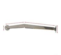 Tige de support amortisseur hydraulique vers le haut pour armoire rabattable avec fonctionnement silencieux et sécurité anti-pincement pour une utilisation sûre des meubles (H)